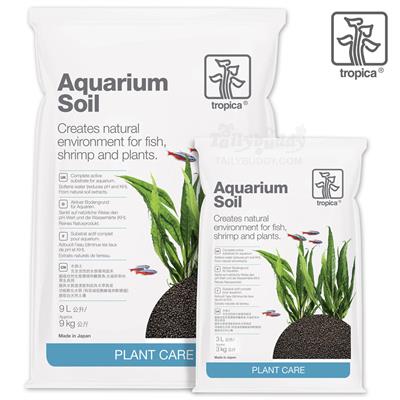 Tropica Aquarium Soil ดินปลูกไม้น้ำ สำหรับตู้ปลา ช่วยให้น้ำใส และช่วยให้ต้นไม้เจริญเติบโตได้ดี (3L, 9L)